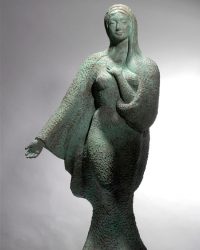 Mary (Bronze) - 32.5 x 17 x 12.5 in / 82.6 x 43.2 x 31.8 cm