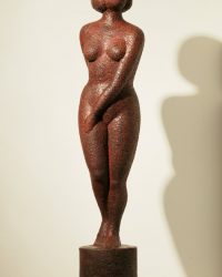 Red Lady - 23.6 x 7.8 x 7.8 in / 60 x 20 x 20 cm