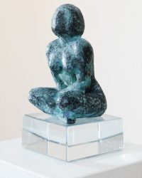 Sitting Woman - 7.5 x 5 x 5 in /
19  x 12.7 x 12.7 cm